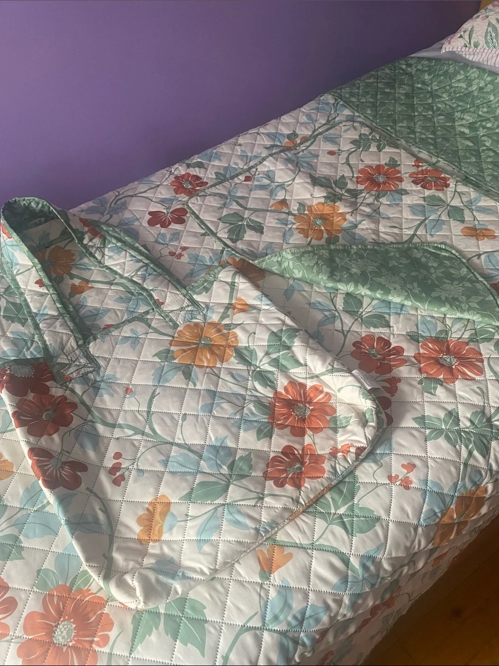 Addison Park Rosalie Floral 3-Pc. Quilt and Tote Set, Twin